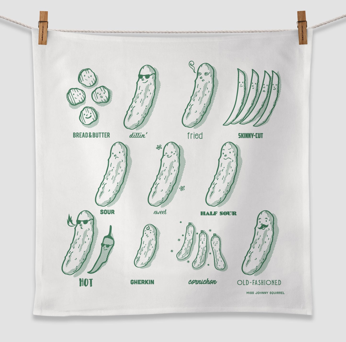 Pickle Towel TeaTowel