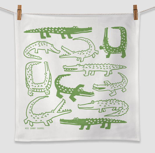 Alligator Tea Towel