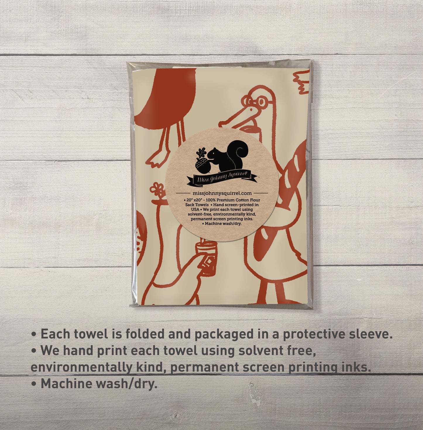 Ducks Tea Towel